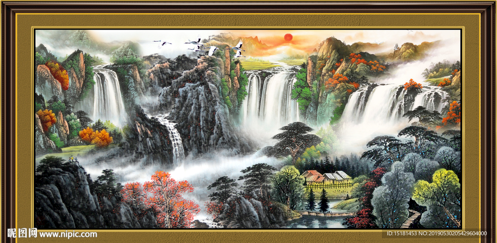 山水风景图