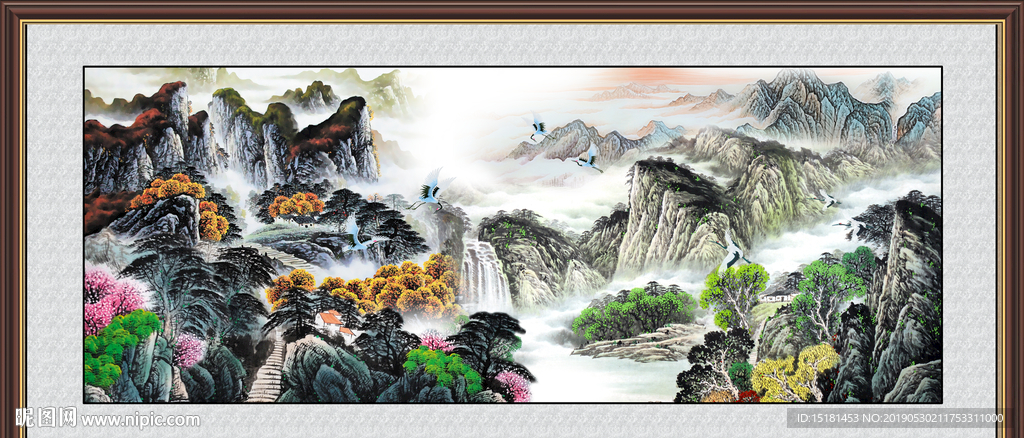 山水风景图