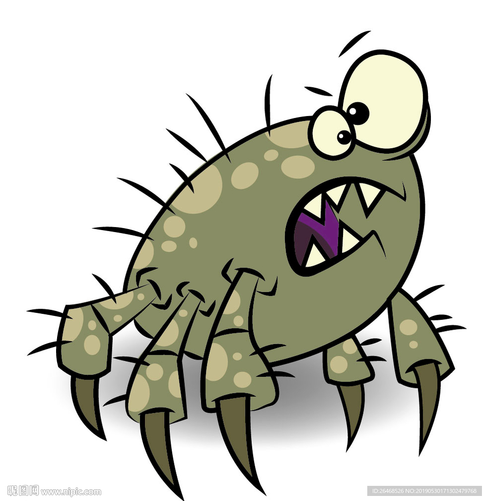卡通螨虫