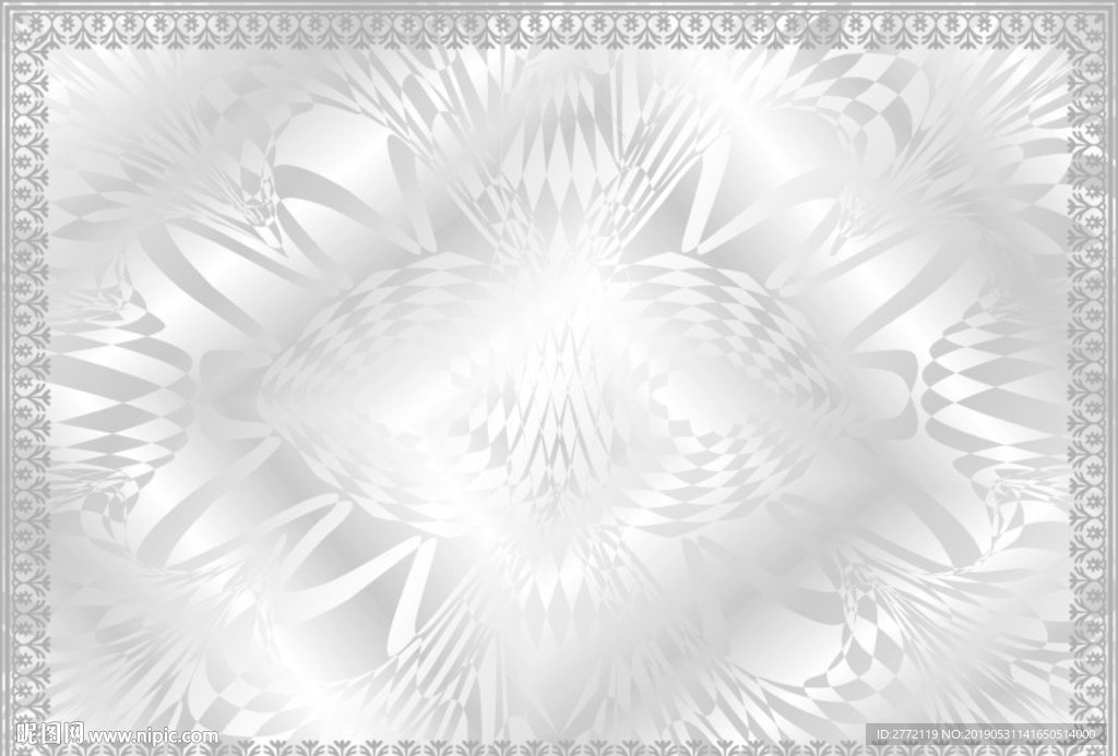 银光闪亮 特许证书纹