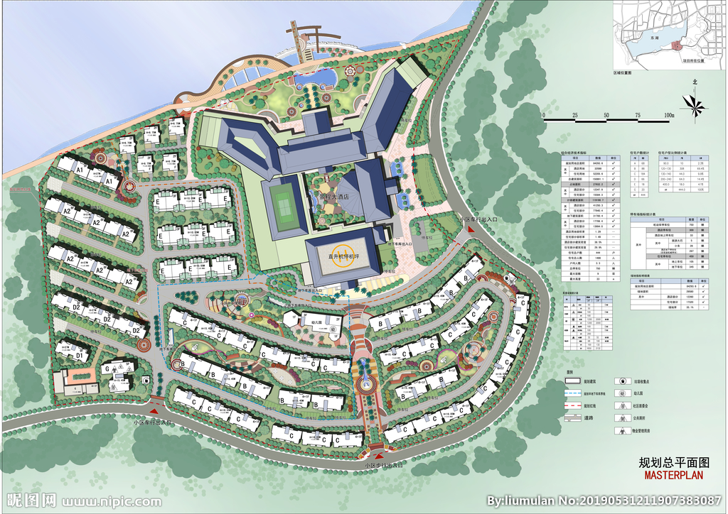 住宅小区景观规划设计平面图