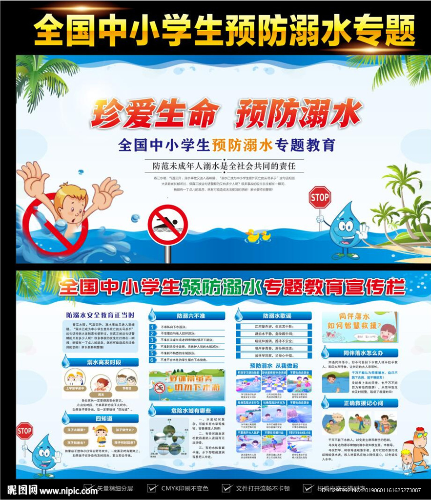 预防溺水宣传栏