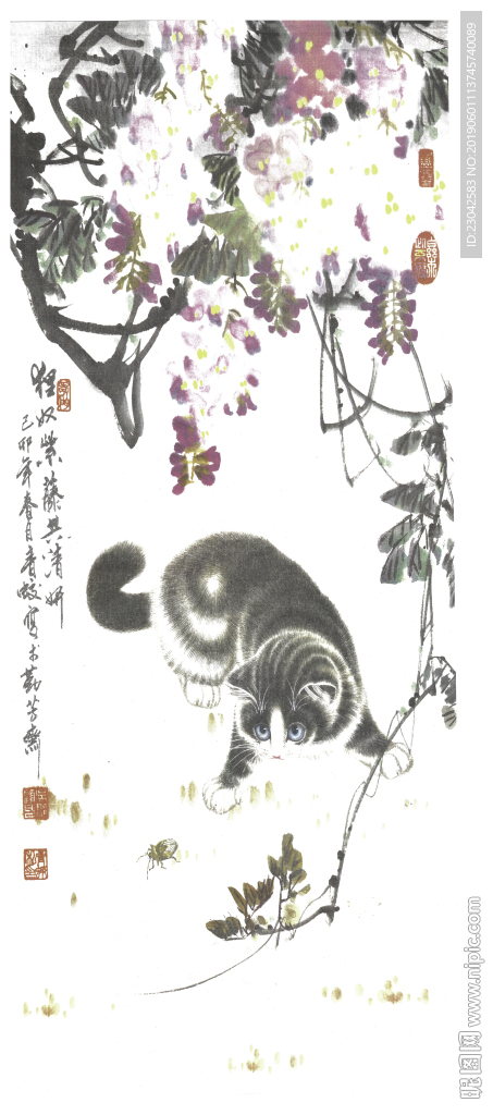 猫画