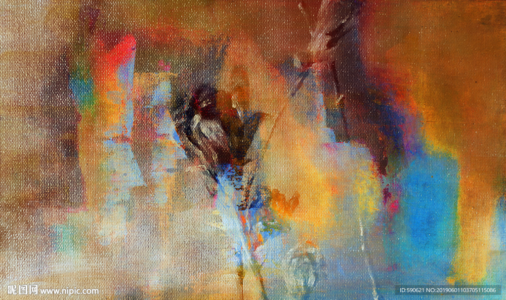 抽象油画