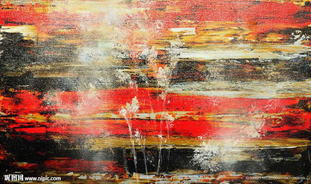 抽象油画
