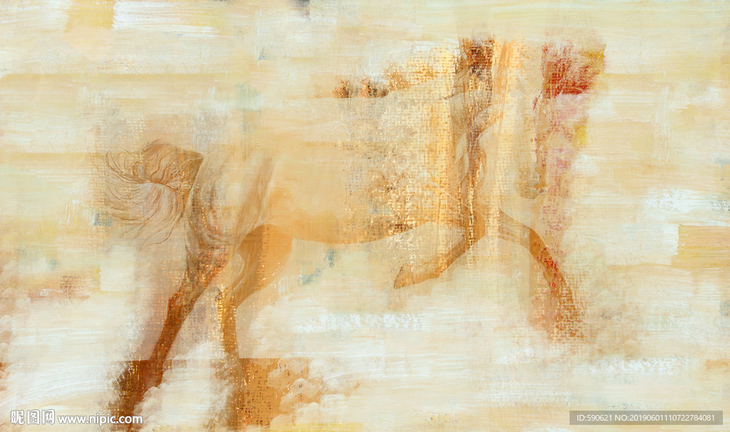 抽象油画