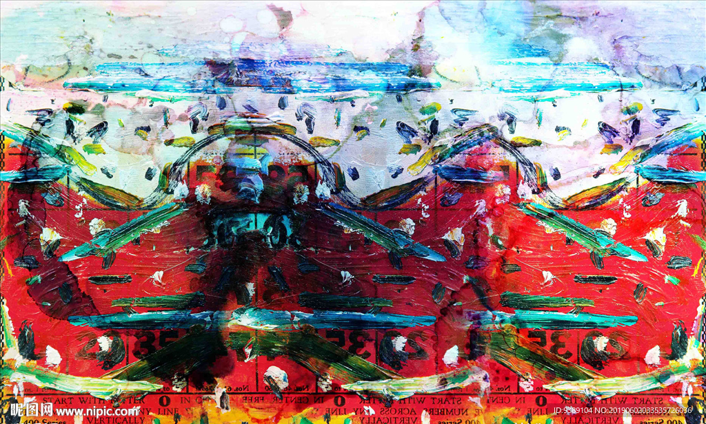 抽象油画