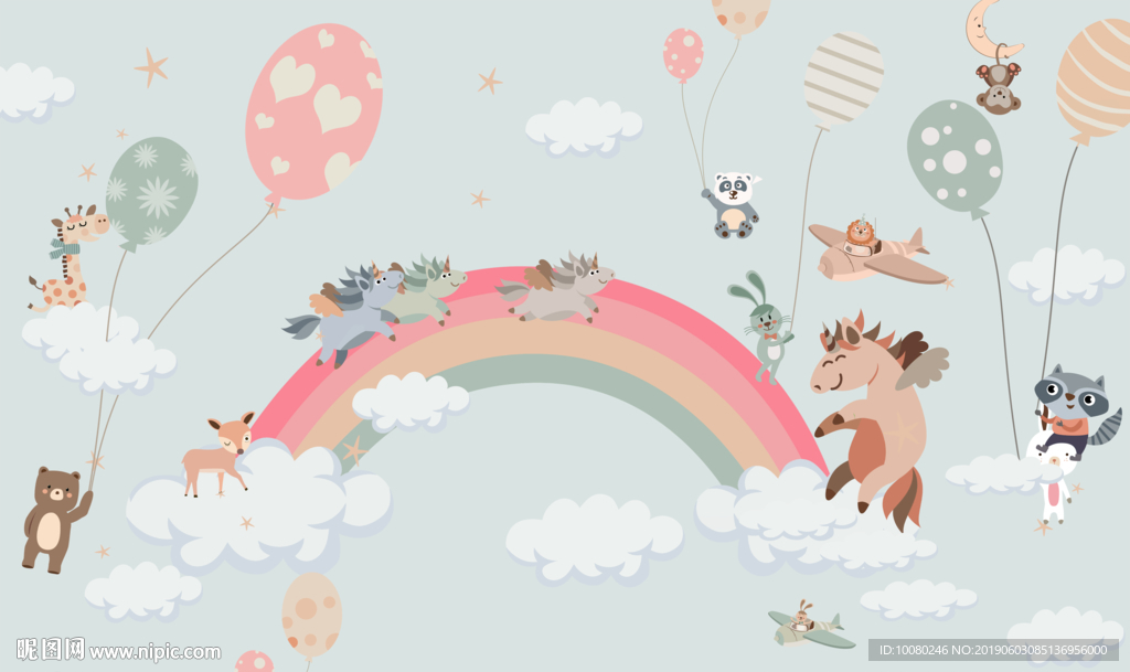 壁画壁纸 儿童房