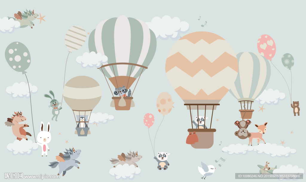 壁画壁纸 儿童房