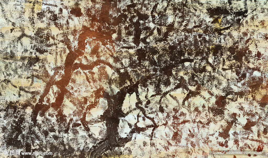 抽象油画