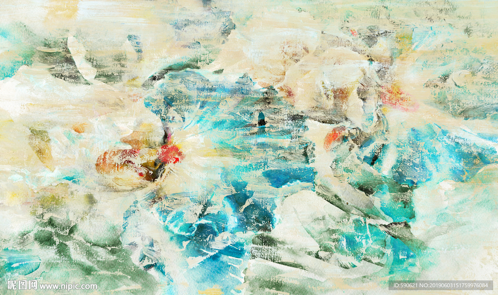 抽象油画