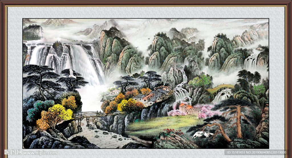 山水风景图