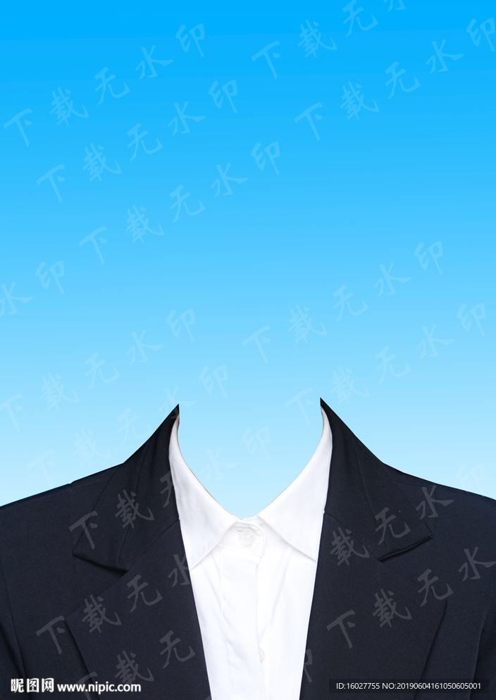 女生证件照衣服