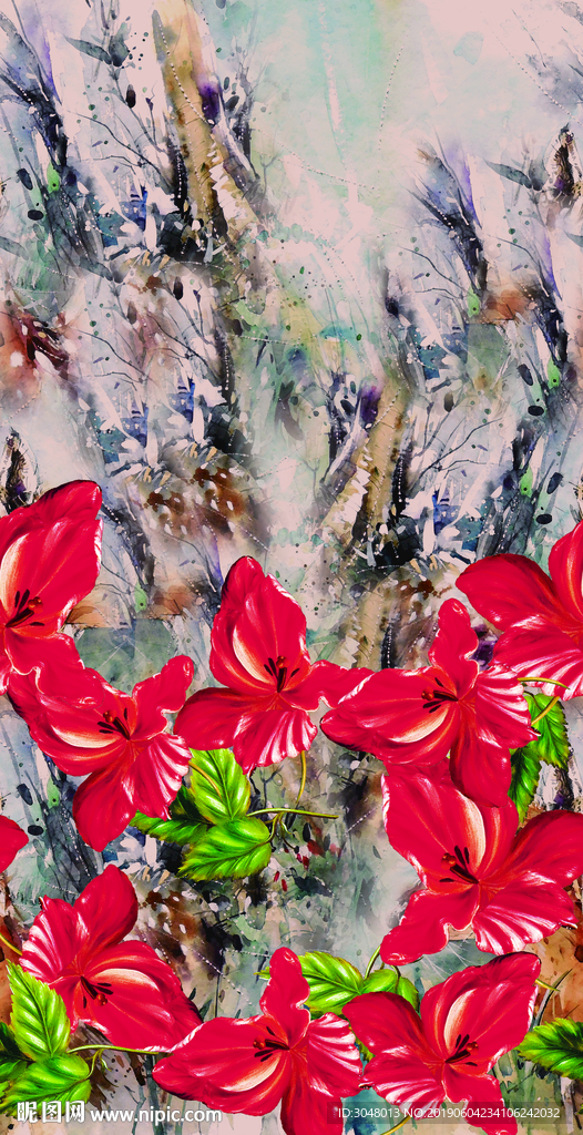 定位花
