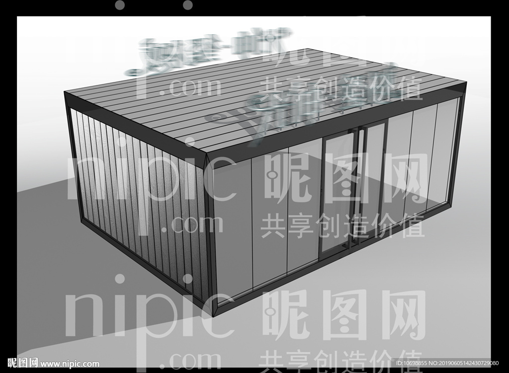 临时售楼处效果图