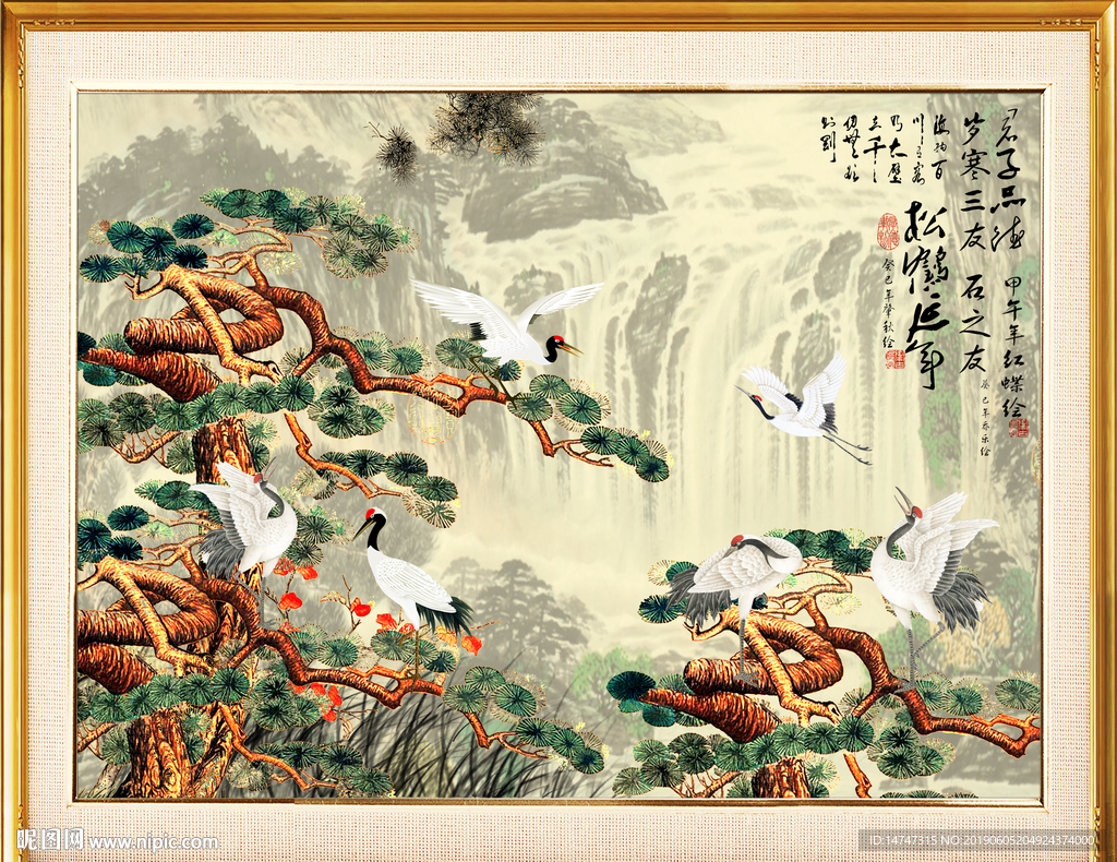 松鹤图