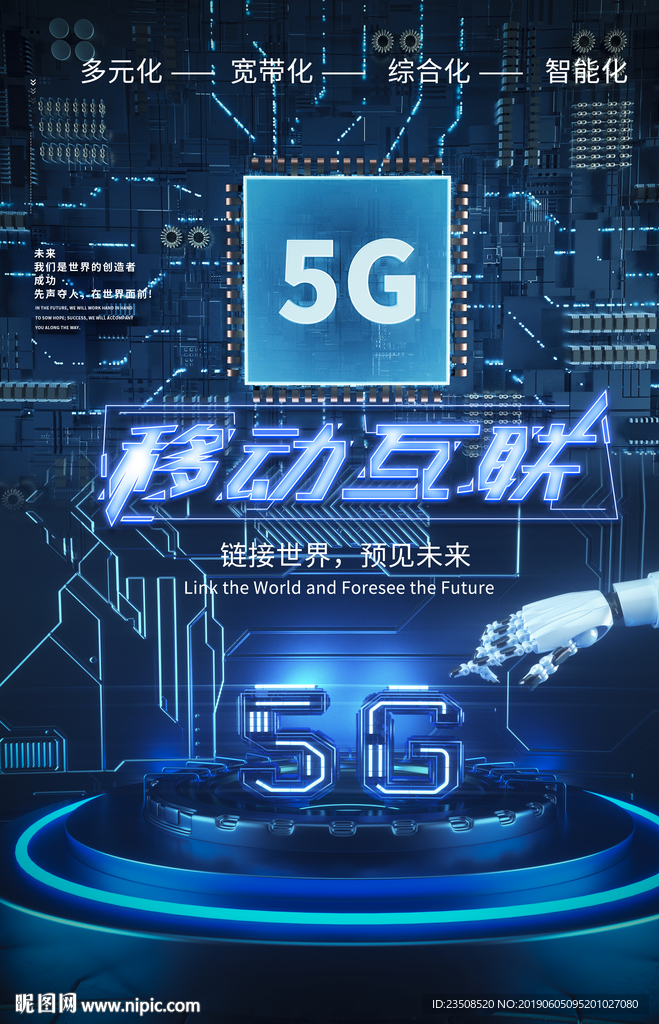 5G移动互联海报