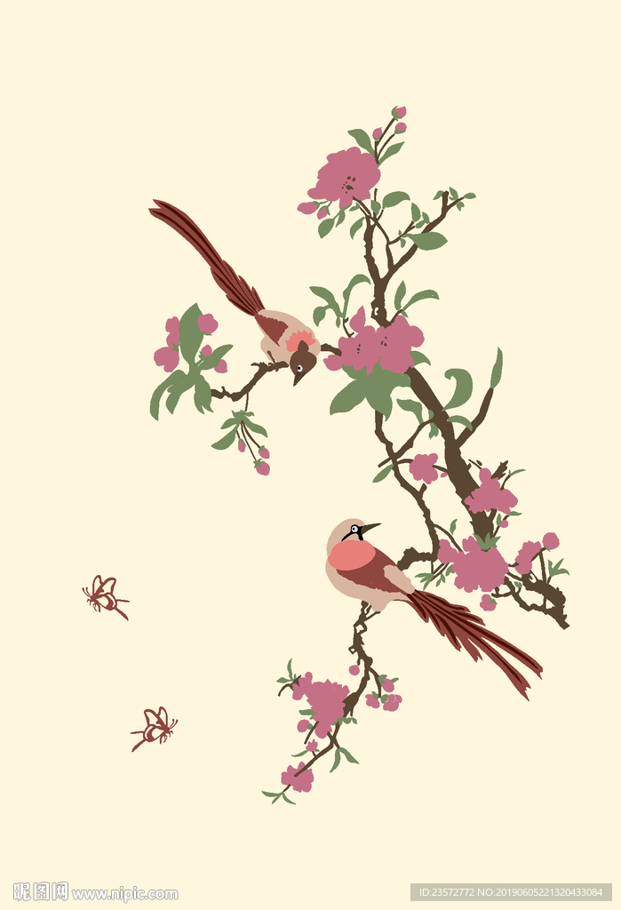 花鸟矢量