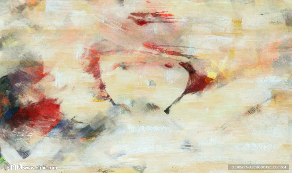 抽象油画
