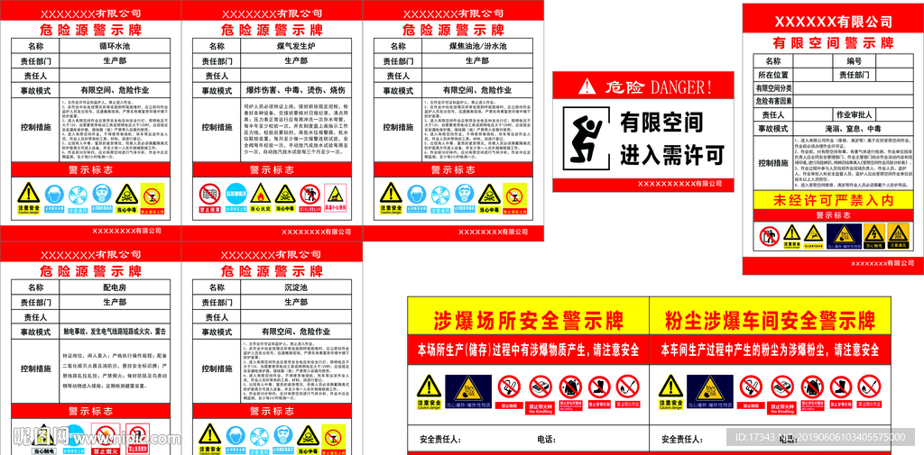 危险源警示牌