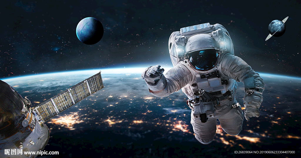 宇宙太空星球背景墙