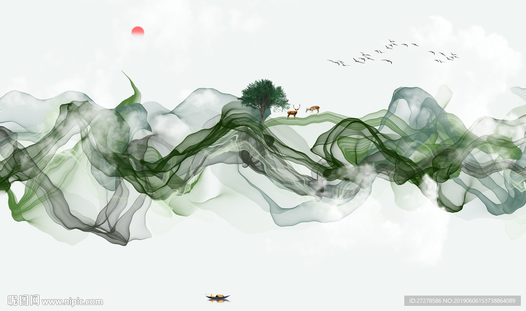 水墨画