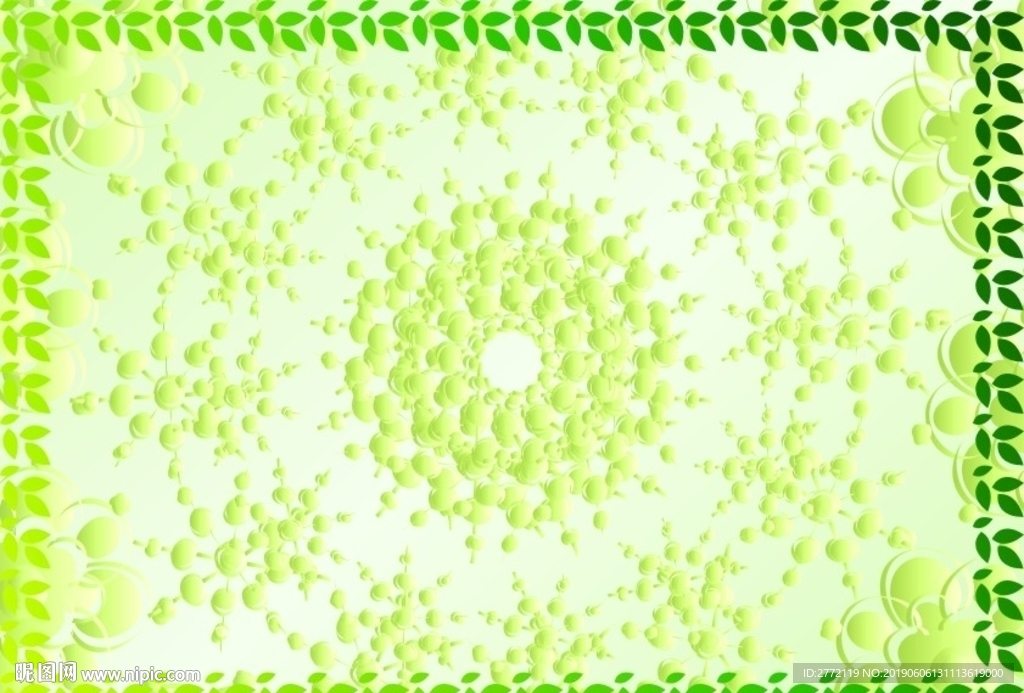 叶绿花青 环保证书纹