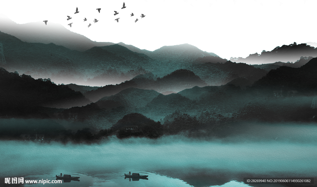 新中式山水
