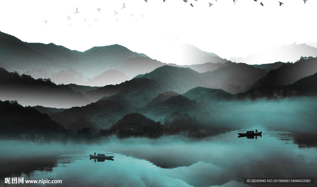 新中式山水