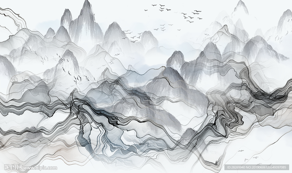 新中式山水