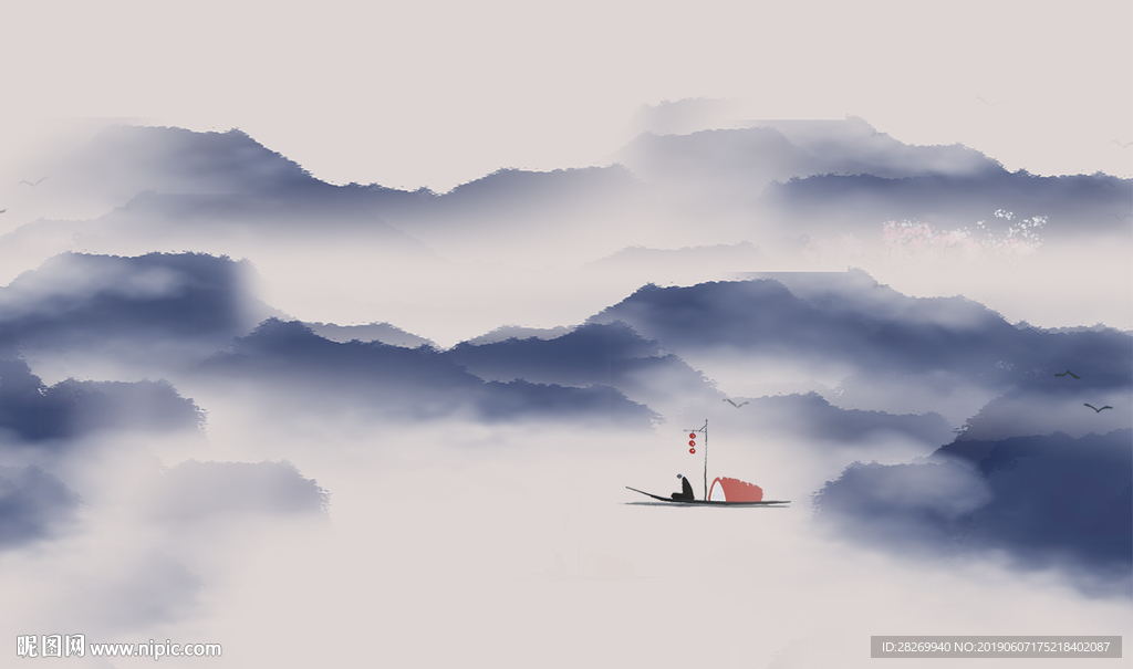 新中式背景墙
