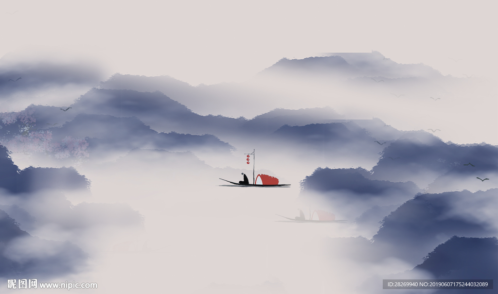 新中式背景墙