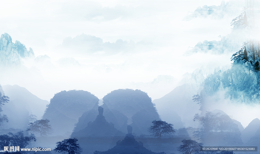 新中式山水