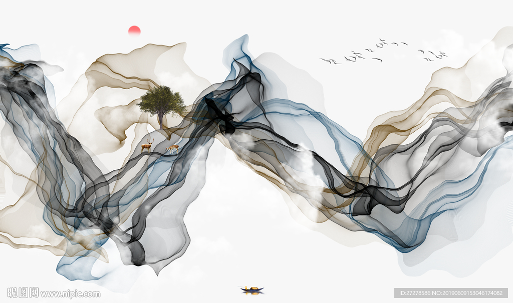 水墨画