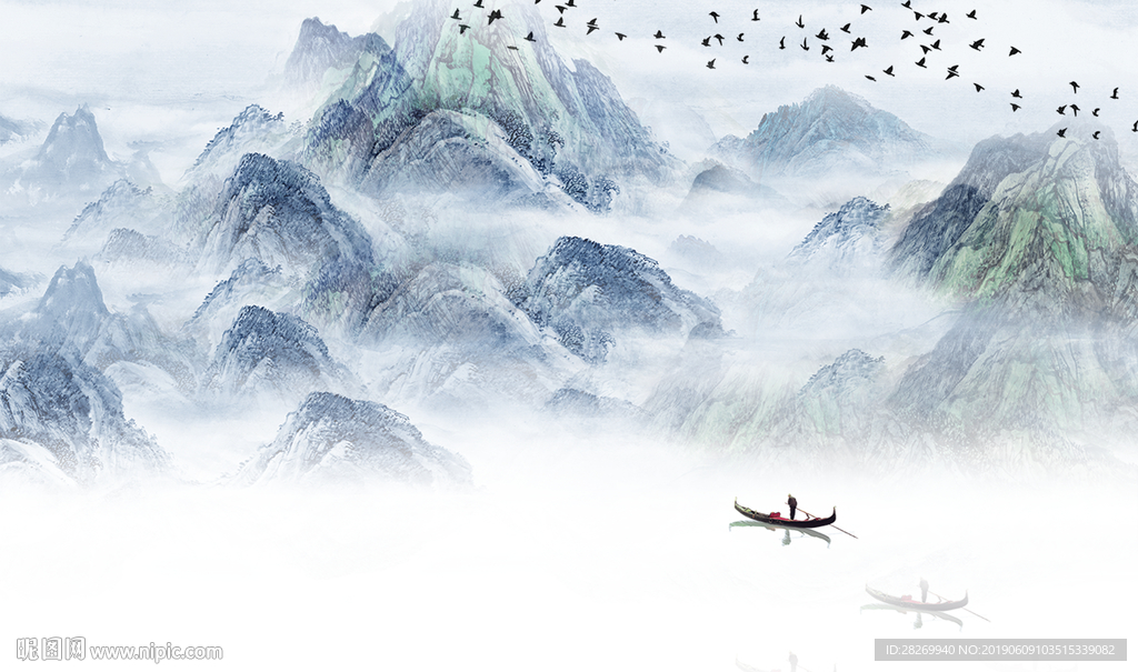 新中式山水
