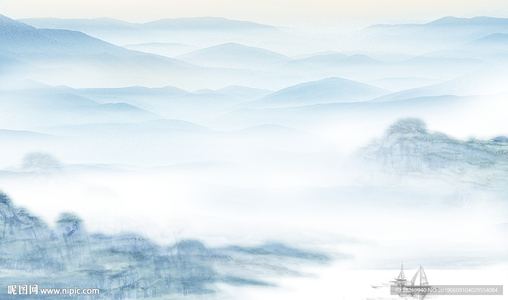 新中式山水