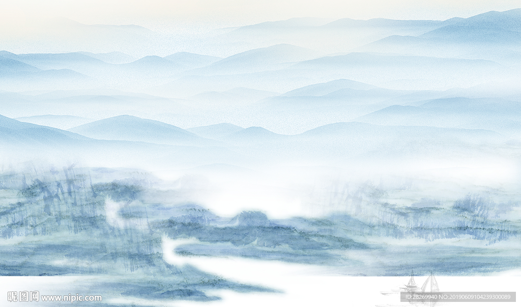 新中式山水