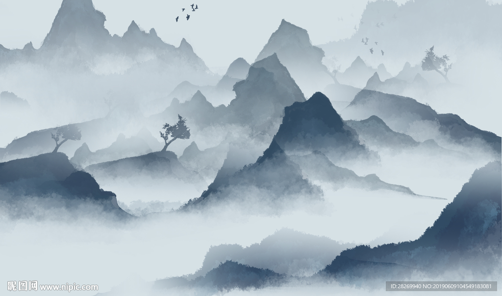 新中式山