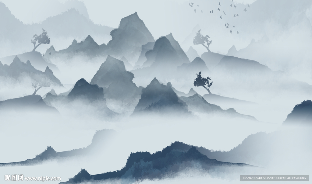 新中式山水