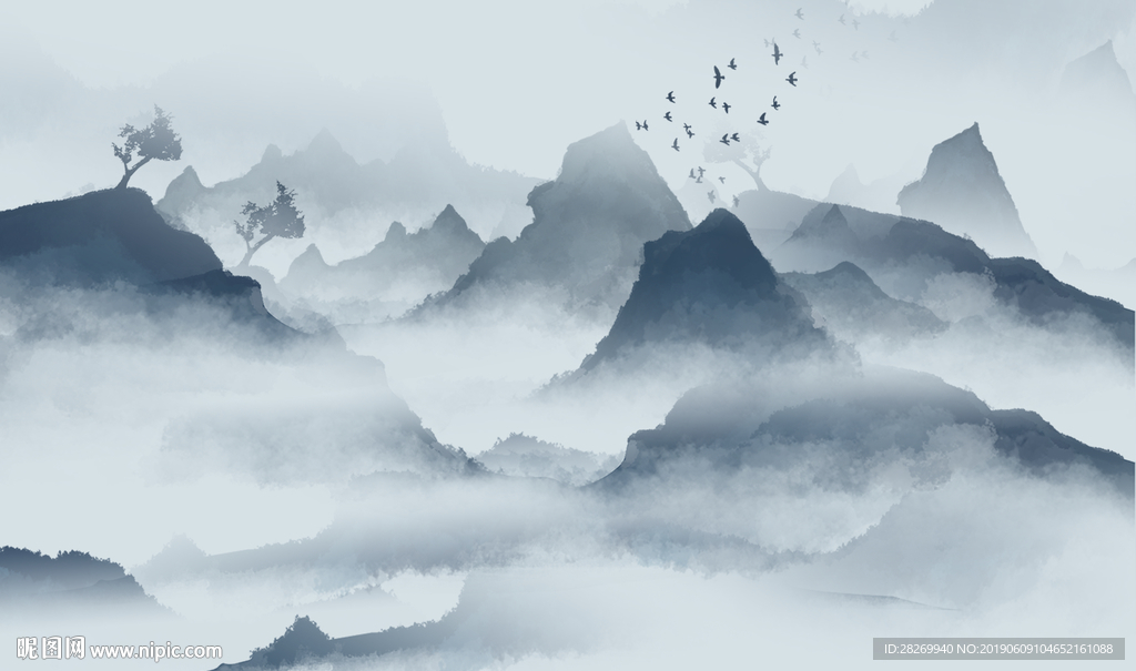 新中式山水