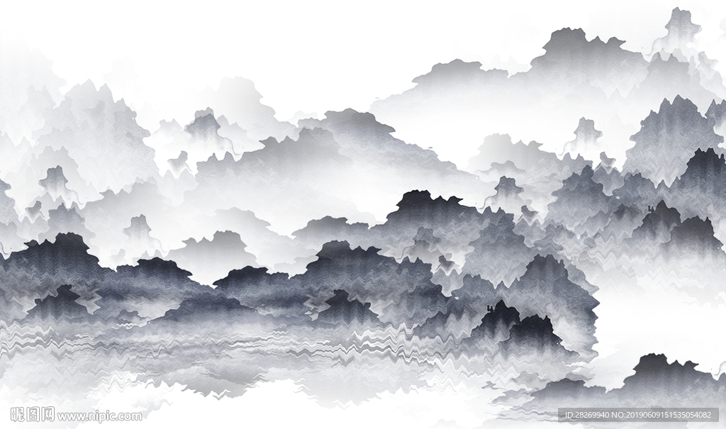 中式水墨山水