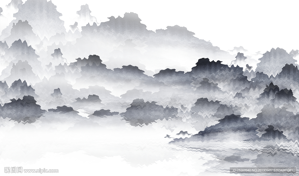 中式水墨山水