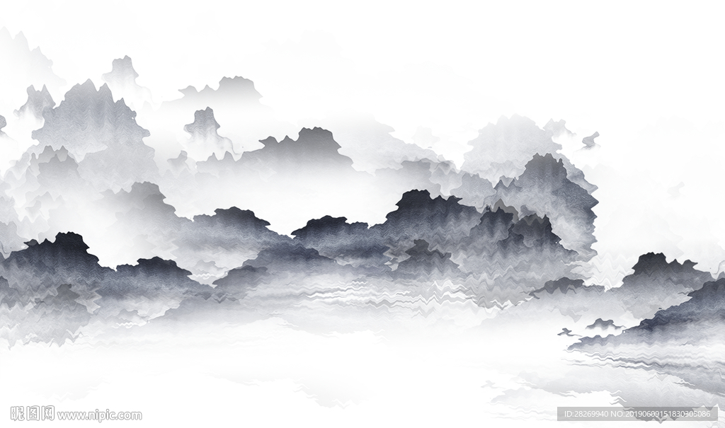 中式水墨山水