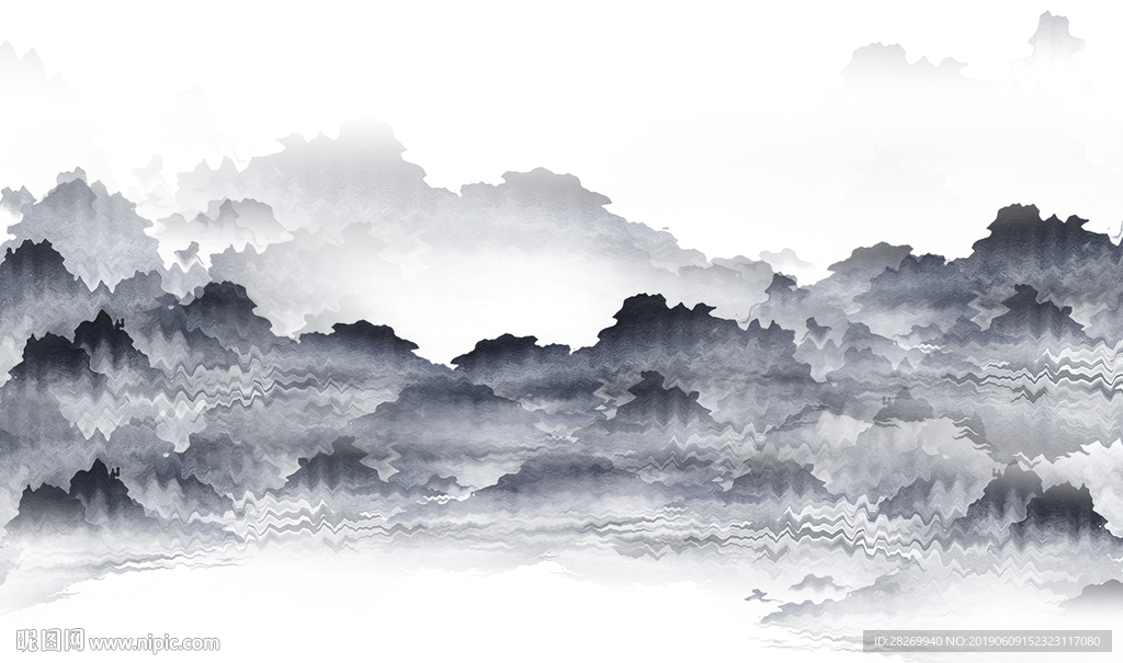 中式水墨山水