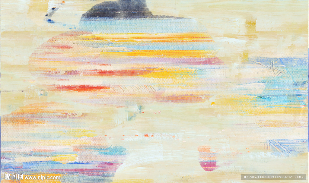 抽象油画