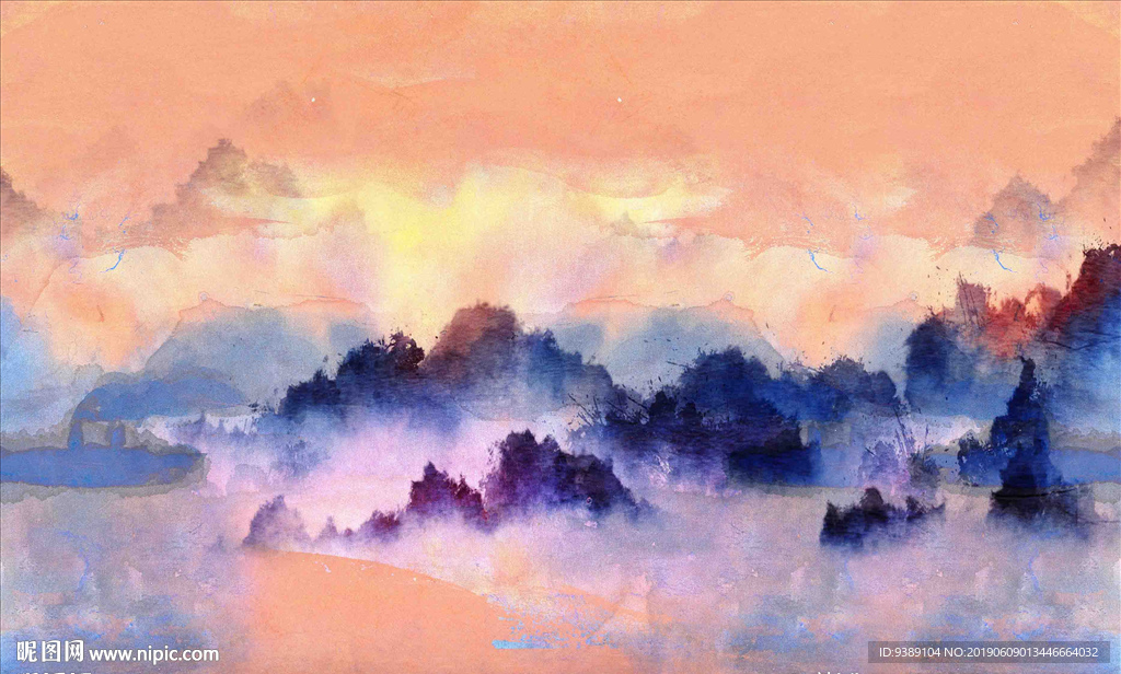 抽象水墨