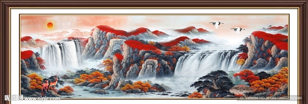 山水风景国画