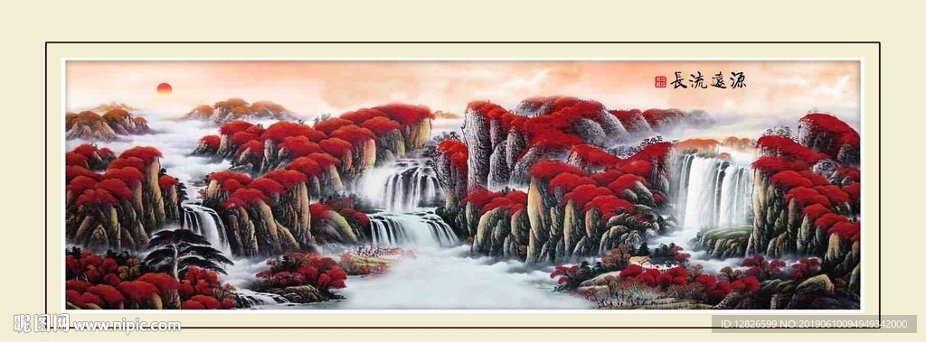 山水装饰