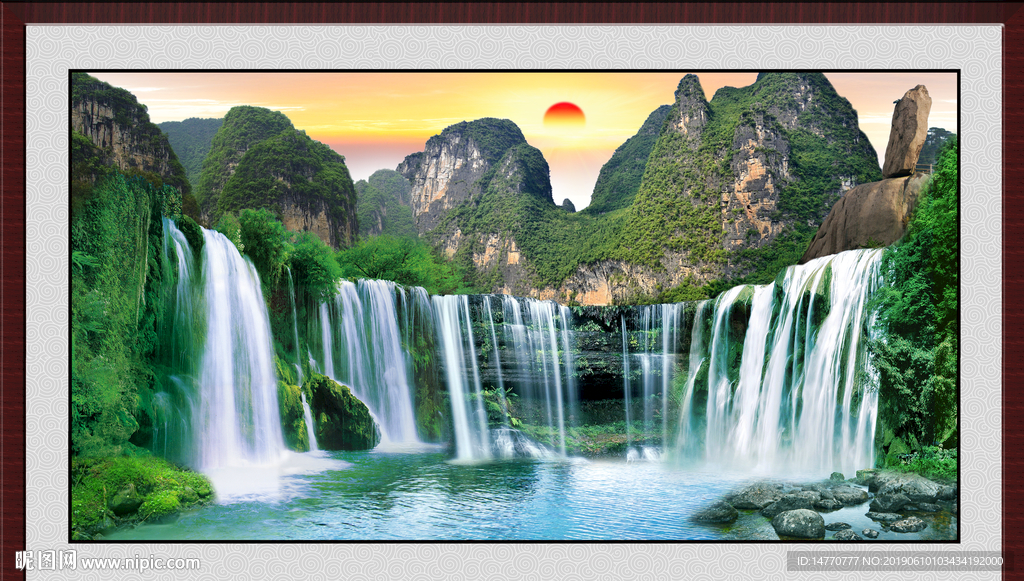 山水风景图