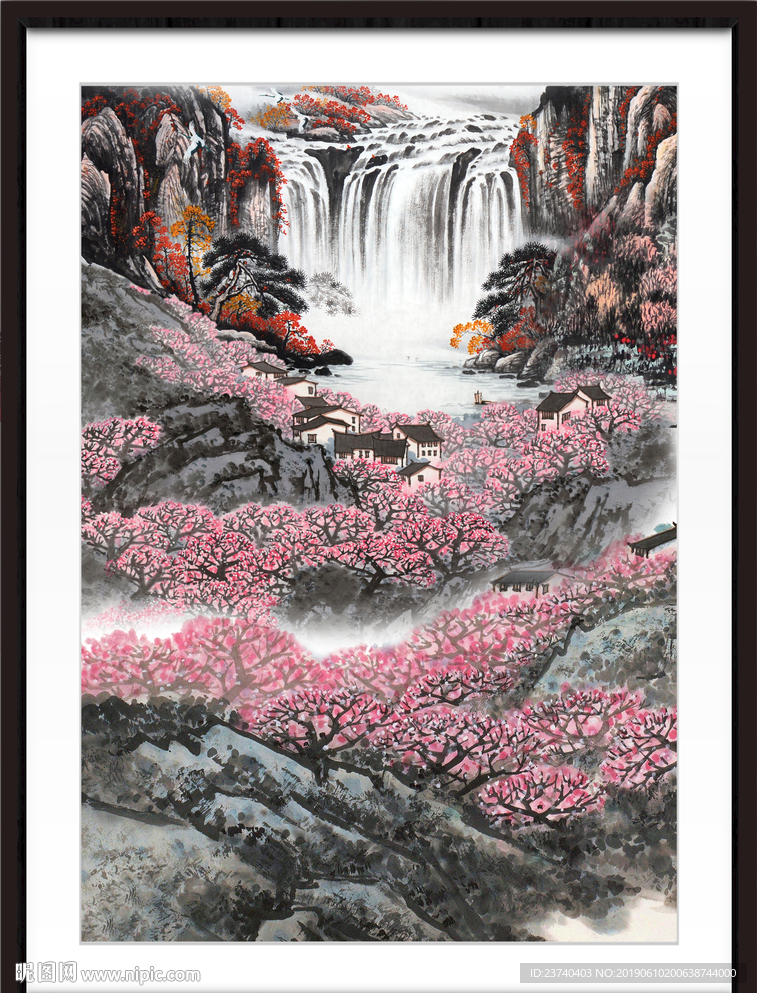 巨幅山水画